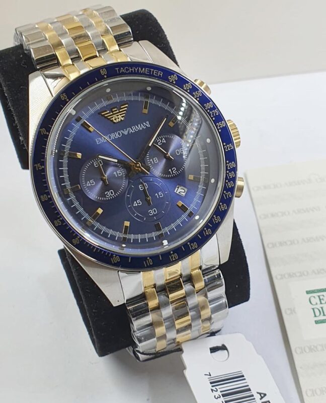 mens emporio armani sports tazio chronograph watch ar6088