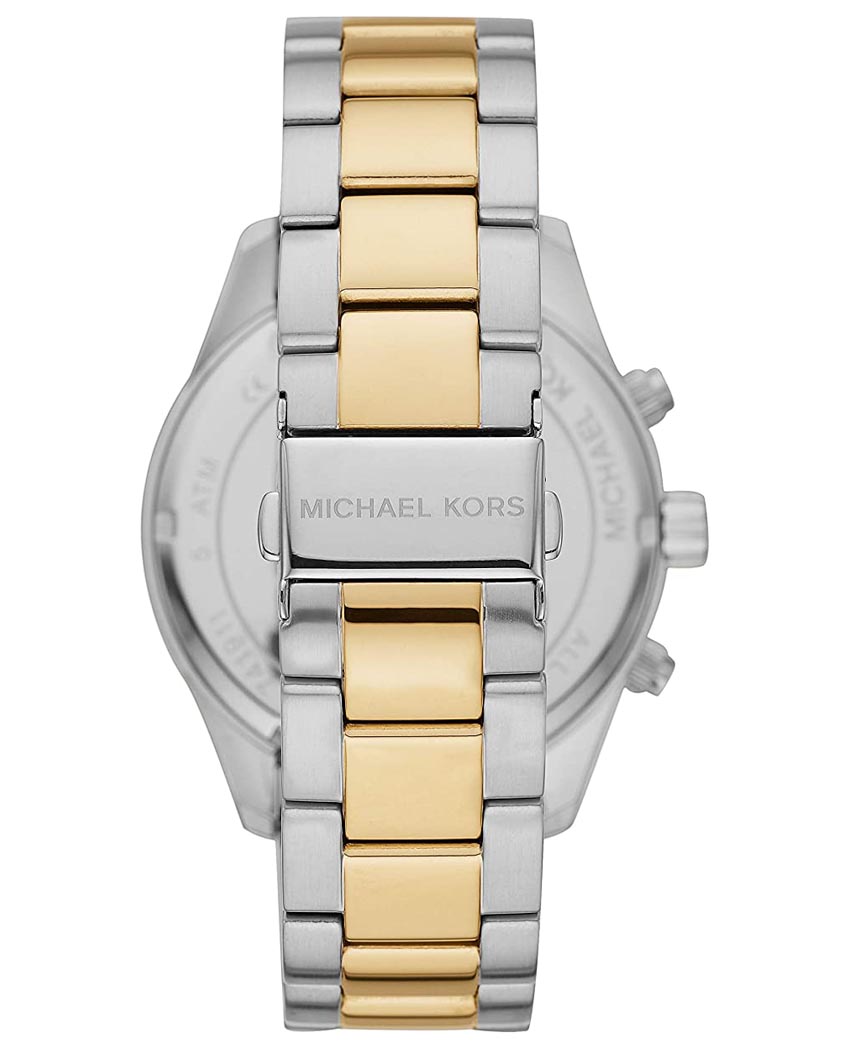 Gold and blue outlet michael kors watch men's