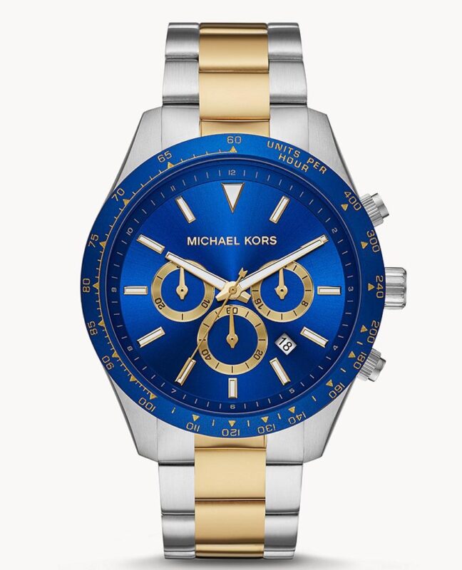 Michael Kors MK8825 Men’s Quartz Stainless Steel Blue Dial 45mm Watch