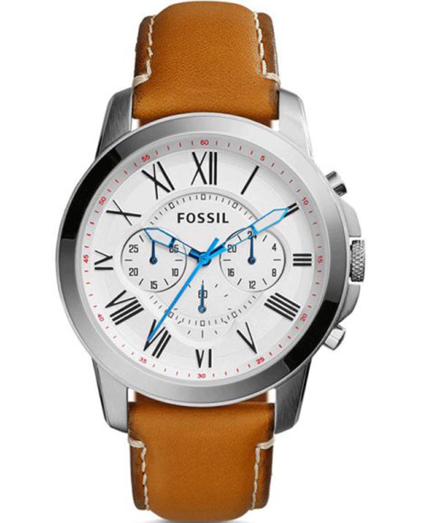 Fossil white leather watch best sale