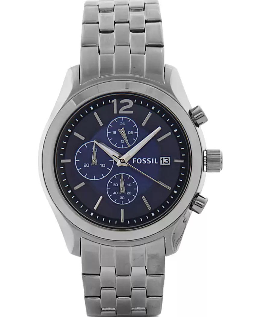 Fossil BQ1482 Men s Quartz Stainless Steel Blue Dial 42mm Watch Branded Watches Pakistan