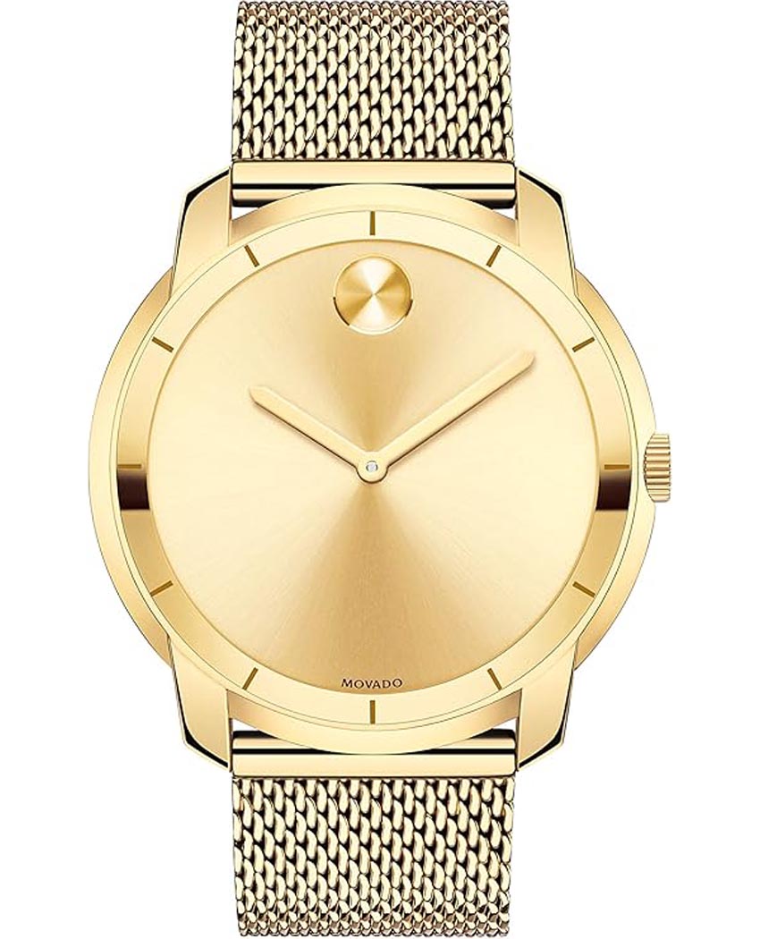 Men's movado gold and silver watch hotsell